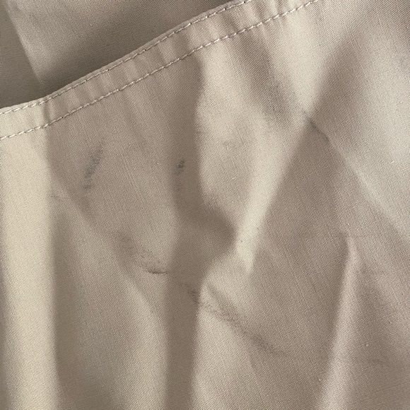 NEW Jenni Kayne Raincoat Trench Coat Long Coat Belted Khaki Tan Large - Picture 10 of 10